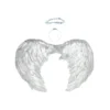 Silver Angel Wings & Headband 80cm