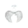 Silver Angel Wings & Headband 55cm
