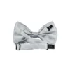 Silver Bow Tie