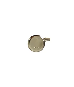 Silver Brooch Blank Round Tray with Alligator Clip 3x3cm 6pc