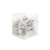 Silver Confetti Bulb Cool White Lights 1.65m