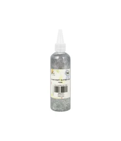Silver Craft Glitter Glue 120ml