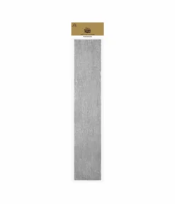 Silver Crepe Paper 200x50cm