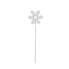 Silver Diamante Cake Topper Snowflake