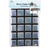 Silver Disco Tablecover 270x100cm