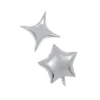 Silver Foil Star/Point 15pc