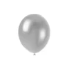 Silver Latex Plain Balloons 5inch 50pk