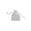 Silver Medium Organza Bags 12pc