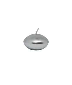 Silver Metallic Floating Candles 12pk