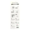 Silver Number 0-9 Rhinestone Stickers