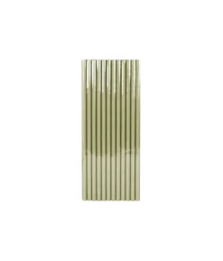 Silver Paper Straws 25pk