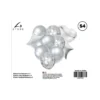 Silver Party Balloons Assorted 10pc
