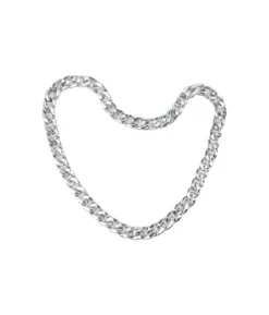 Silver Plastic Chain Necklace