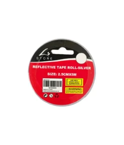 Silver Reflective Tape Roll 2.5cmx5m