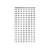 Silver Round Foil Backdrop 1x2m