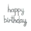 Silver Script Happy Birthday