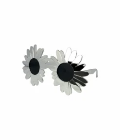 Silver Sunflower Party Glasses
