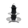 Silver 3 Tier Cupcake Stand