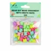 Small Bear DIY Bead Ornament With White Rope 30g