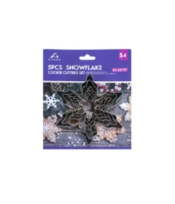 Snowflake Cookie Cutters 5pc