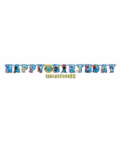 Sonic the Hedgehog Jumbo Add-An-Age Letter Banner