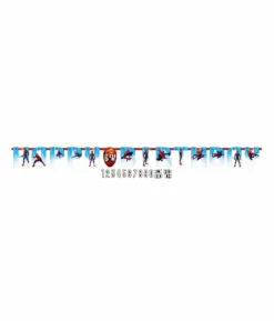 Spider-Man Webbed Wonder Jumbo Add-An-Age Letter Banner