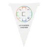 Sports String Flags 12pc 19 x 28cm
