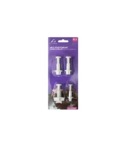 Star Fondant Plunger Cutter 4pc