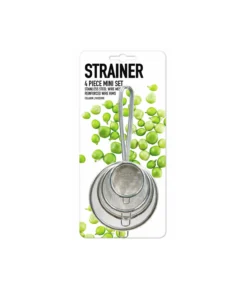 Steel Strainers 4pk