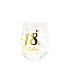 18 Stemless Wine Glass
