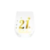 21 Stemless Wine Glass