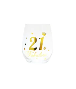 21 Stemless Wine Glass