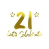 21st Let’s Celebrate Banner 1m