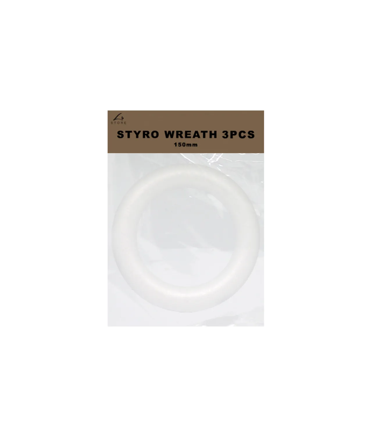 Styrofoam Wreath 150mm