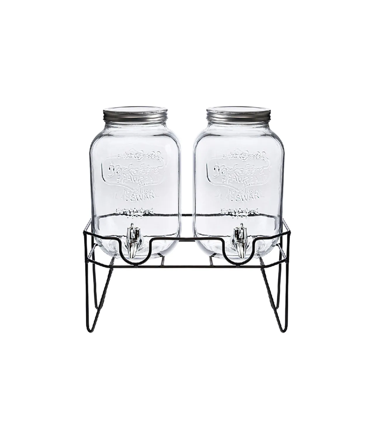 2 Tap Dispensers With Lids 4000ml