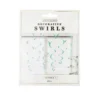Teal Decorative Swirls 12pk