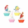 The Little Mermaid Cupcake Cases & Pick Set
