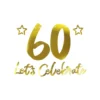 60th Let’s Celebrate Banner 1m
