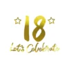 18th Let’s Celebrate Banner 1m