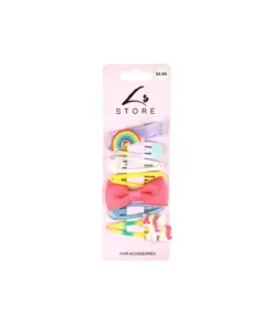 Unicorn Hair Clip Set