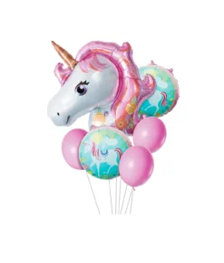 Unicorn Party Balloon Set 6pc