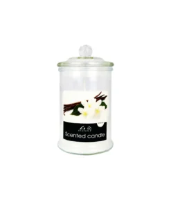 Vanilla Scented Candle In Glass Jar
