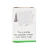 “V” Shaped PVC Small White Chalk Board Signs 12pc 10×7.5cm