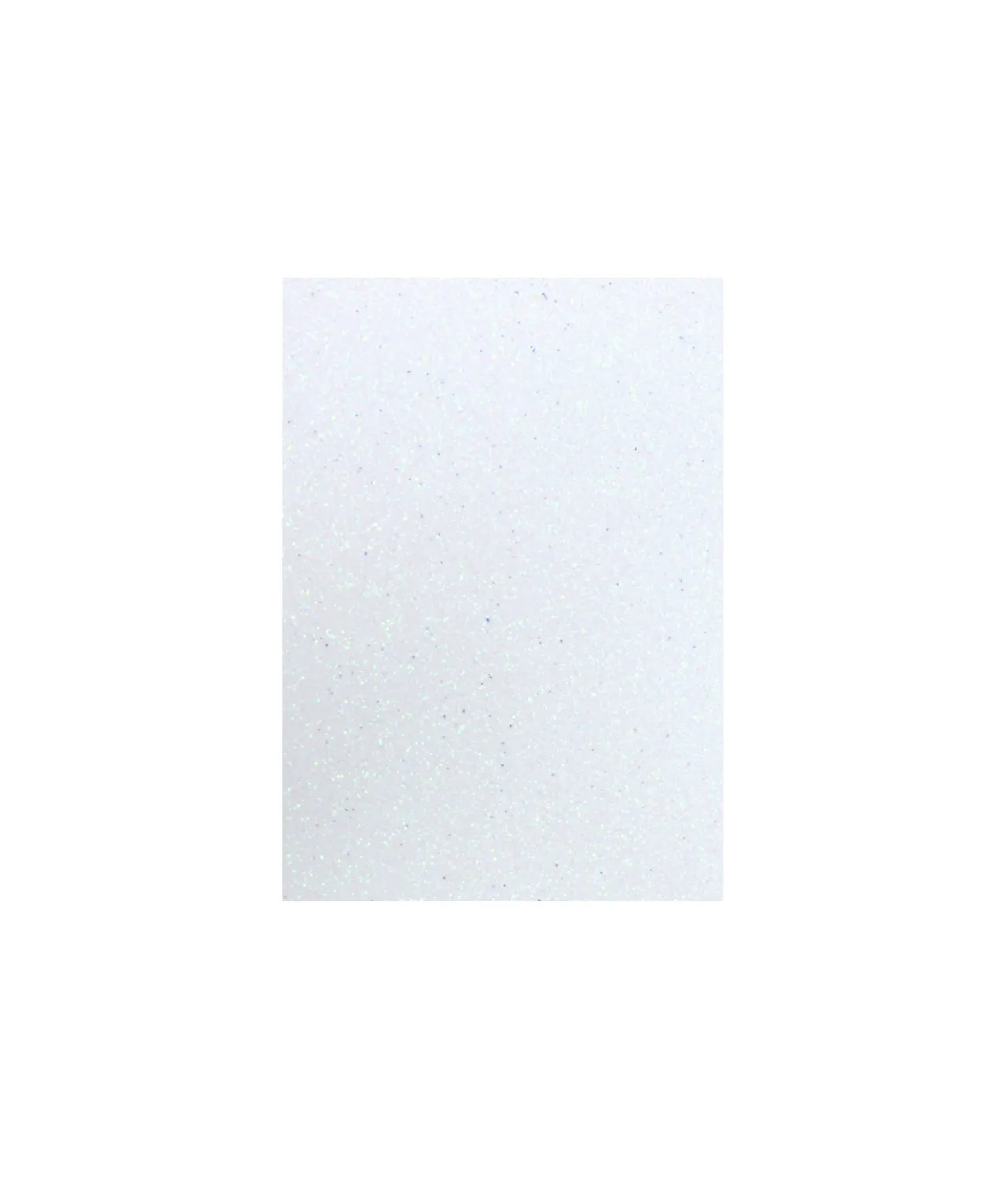 White A4 Glitter Cardboard 10pk