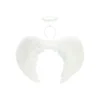 White Angel Wings & Headband 80cm