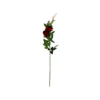 White Artificial Rose Head 78cm