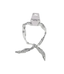 White Bandana Headband