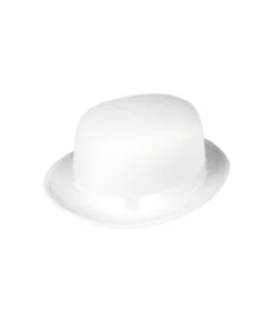 White Bowler Hat