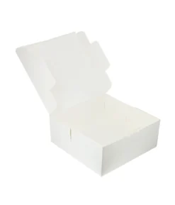 White Cake Box 12in 2pk 30 x 30 x 12.7cm