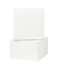 White Cake Box 8in 2pk 20 x 20 x 12.7cm